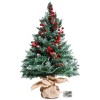 AICase 24" Tabletop Artificial Mini Christmas Tree with LED Light