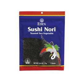 Eden Foods Nori Sushi Toasted 7 Sheets, 0.6 oz