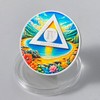 deDecoml 4 Year Sobriety Coin - Lake Triangle Medallions and