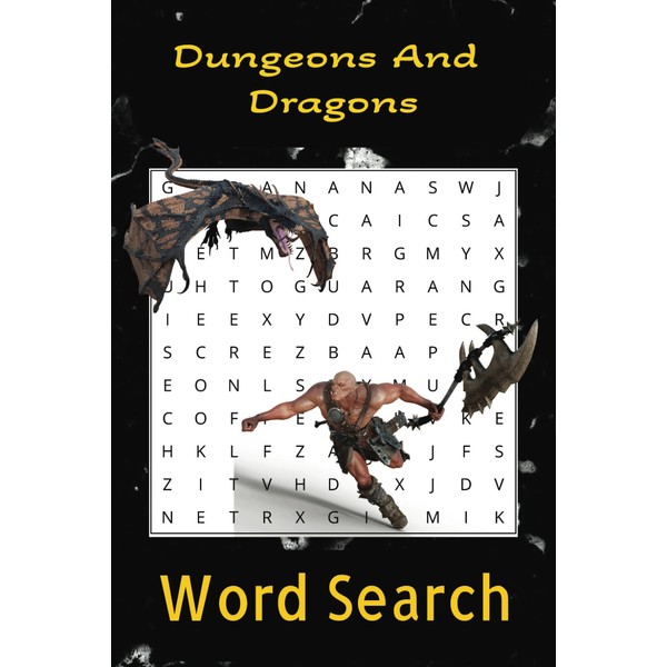 Dungeons And Dragons Word Search Puzzle: Word Searches with Easy