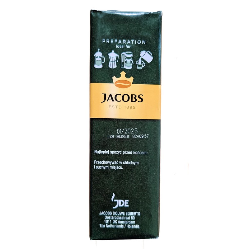 Jacobs Kronung Decaf Ground Coffee 250 Gram / 8.82 Ounce