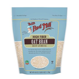 Bob's Red Mill Oat Bran Hot Cereal 40 Ounce (Pack of 2)