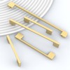 9BUILD 10 Pack Gold Cabinet Pulls 5 Inch Kitchen Cabinets