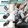 Wristband Phone Holder for Running Crossbody Phone Clear Touchscreen Pouch
