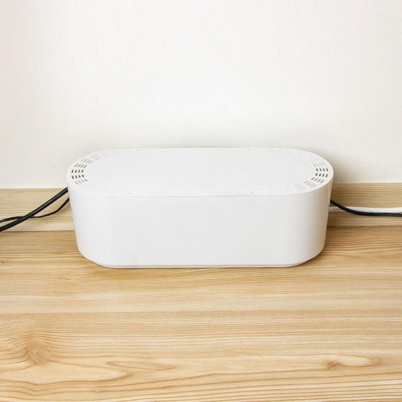 Vilde Cable box, cable holder, cable box, white