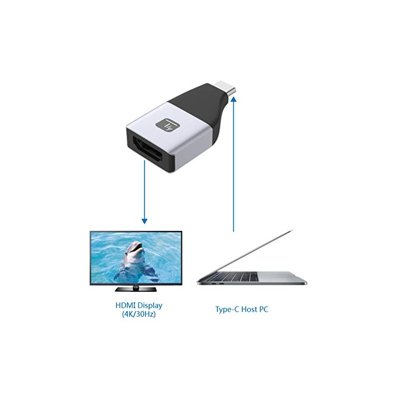 IC INTRACOM ITALIA SPA USB-C to HDMI 4K Adapter 362428