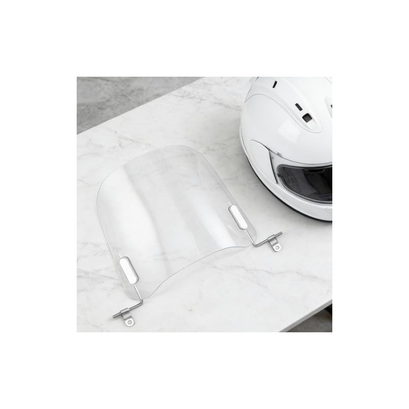 Motorcycle Windscreen Transparent with Bracket Universal Wind Deflector for Electric