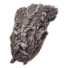 Ebros Wicca Horned God Cernunnos Wall Plaque Masculine Divinity Neopaganism