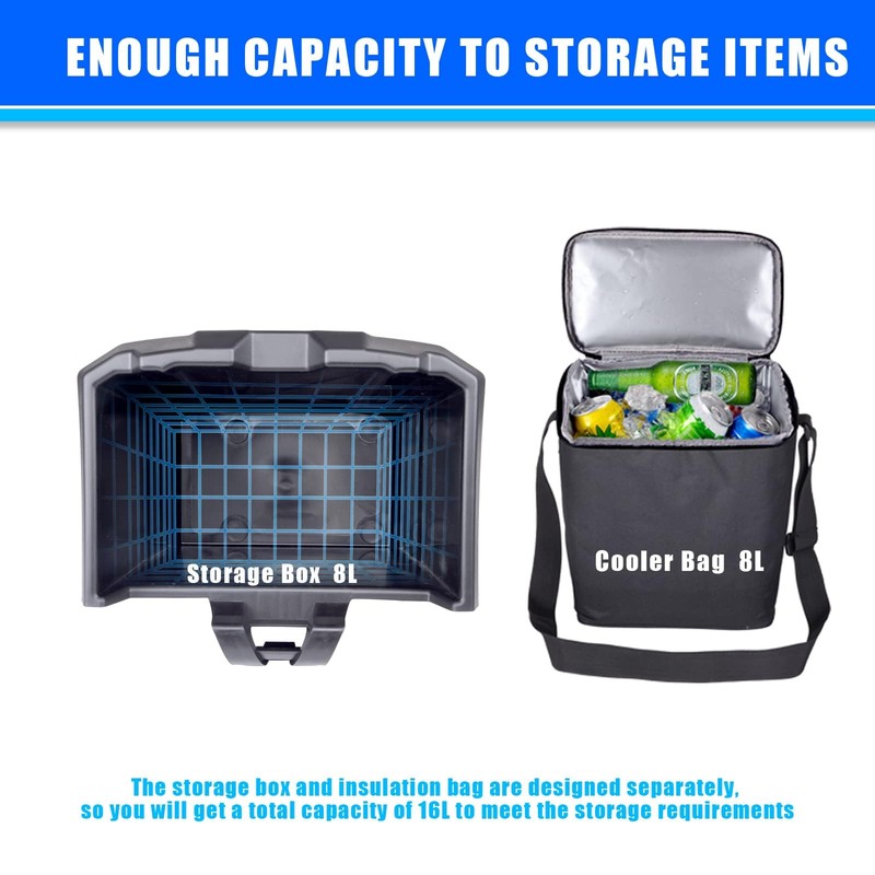 Sresk Under Seat Storage Bin Compatible with Can-Am Defender Max