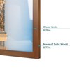 POUKROO 10x30 Poster Frame,30x10 Natural Soild Wood Picture Frames with