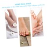 Mikinona 1pc Double Sided Foot Scrubber Ergonomic Callus Remover Tool