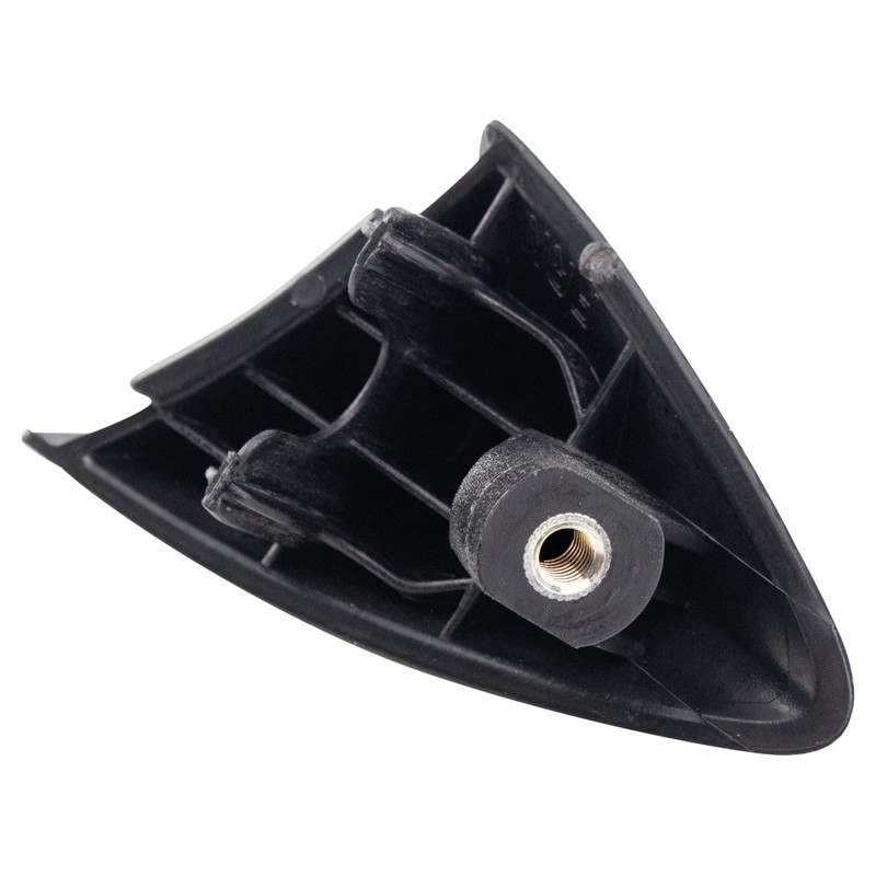 TRQ Front Right Exterior Door Handle Black Passenger Side Compatible