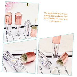 FOMIYES Pcs Heart-shaped Lip Gloss Bottles Empty Lip Gloss Containers Diy Lipstick Tubes