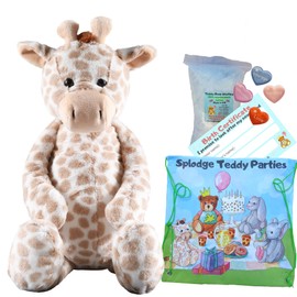 Flopsy Giraffe - Soft Plush Toy - 16 inch / 40cm - Build make your own Teddy Bear Making Kit - no sew