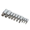 10PCS Triple Square Spline Bit Socket Set Low Wear Accurate