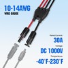 ECO-WORTHY Integrated Solar Connector 2-4 Y Branch Parallel PV Adapter