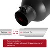 LCGP 3" Inlet Exhaust tip 6" Outlet 15" Overall Length,
