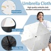 Mini Travel Folding Umbrella With Hook-Shaped Handle-Small Parasol With Golden
