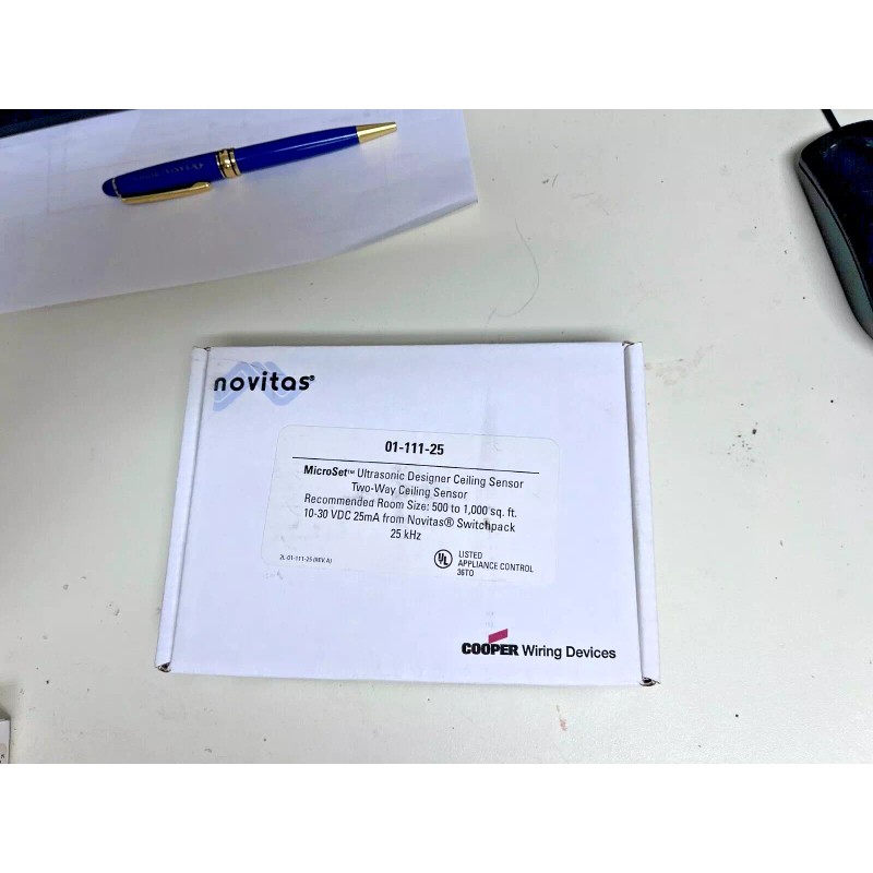 Novitas Ceiling Sensor, Two Way Ultrasonic