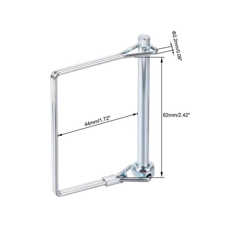 sourcing map Farm Cart Trailer Garden Lawn Square Shaft Locking