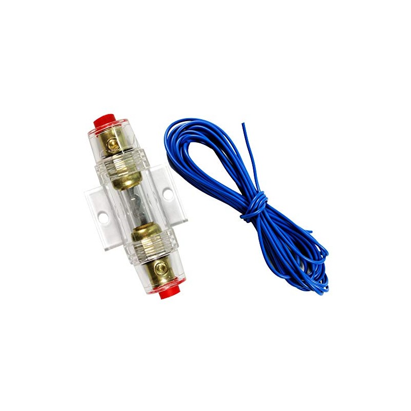 Car Amplifier Cable Set Audio RCA Cable 400KW Fuse Holder