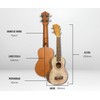Bamboo Music Mandala Series Lotus Soprano Ukulele