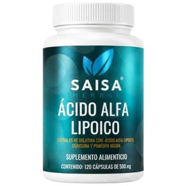 Ácido Alfa Lipoico | 600 Mg Por Porción | Saisa Herbal | Antioxidante Potente | Protección Celular | Suplemento Natural (250)