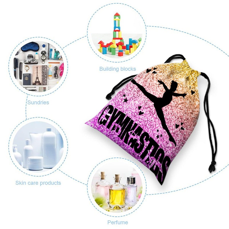 LULYKINI Gymnastics Drawstring Grip Bags Small Drawstring Bag Waterproof Gym