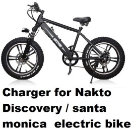 coming data 🔥ac adapter battery Charger for 48V NAKTO discovery santa monica Electric Bike
