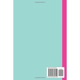 Sketchbook: Choose to believe (Aqua and Pink) 6x9 - BLANK JOURNAL WITH NO LINES - Journal notebook with unlined pages for drawing and writing on blank paper