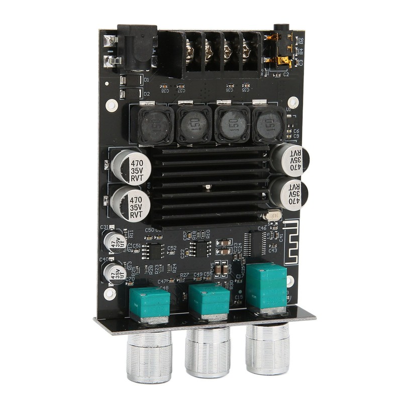 Power Amplifier Module Dual Channel Subwoofer 100Wx2 DC12‑24V BT 5.0