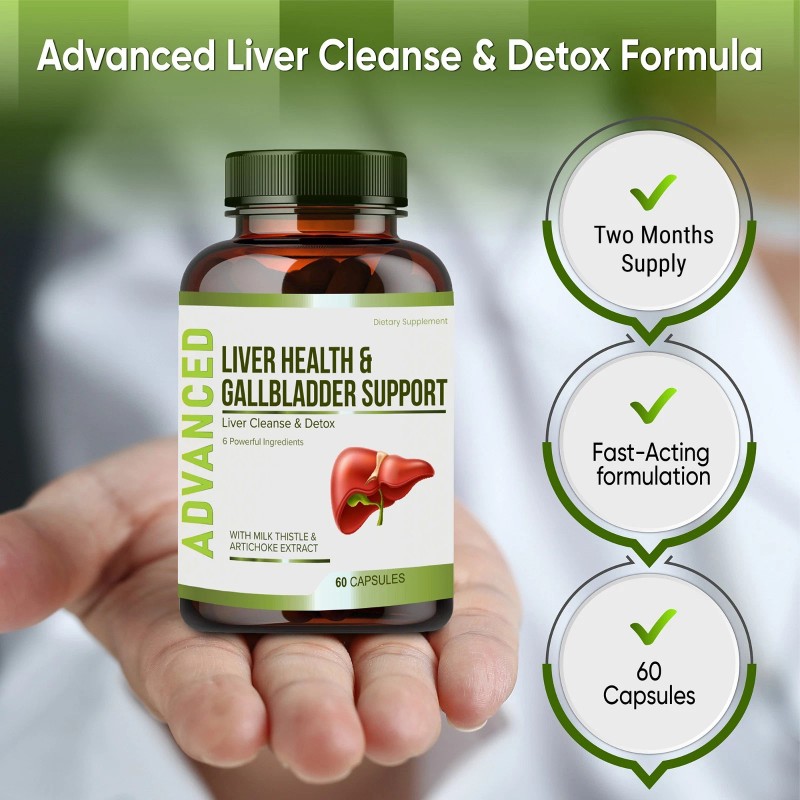 NutraPro Liver Health Formula and Gallbladder Support-Liver Cleanse Detox &