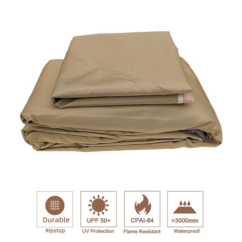 SCOCANOPY Khaki Ripstop Replacement Cover for Lowe's Allen Roth 10X12