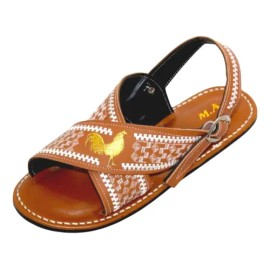 Huarache Artesanal Tipo Piteado Gallo