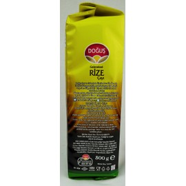 Dogus Exclusive Turkish Black Tea Series (Traditional Rize Tea 16.9 Oz / 500 Gr , Single Pack )