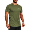 Wectm Men's Mesh Athletic Shirts Quick-Dry for Gym Running Training