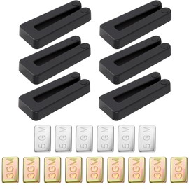 LUSTRIB 21PCS Fan Weights Balance Kit, Ceiling Fan Weight Balance Kit, Fan Blade Balancing Kit Include 3 Pcs 3 Balance Tabs,1 Balance Clip,3 Pcs 2 Balance Blocks,1 Clip Ceiling Fan Weight Balancing