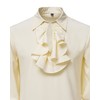 MakingDa Men's Renaissance Ruffled Frilly Shirts Long Sleeve Medieval Vintage