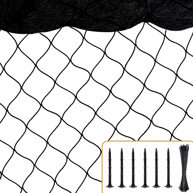 BSTPCOO Nylon Bird Netting 50'x50' with 2.4" Square Mesh Hawk