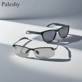 Paleshy Unisex Simple Style Square Frame Sunglasses, Trendy Casual Sunglasses for Everyday Use, Fashion Accessories for Outdoor Activities:_Affordable-2pieces