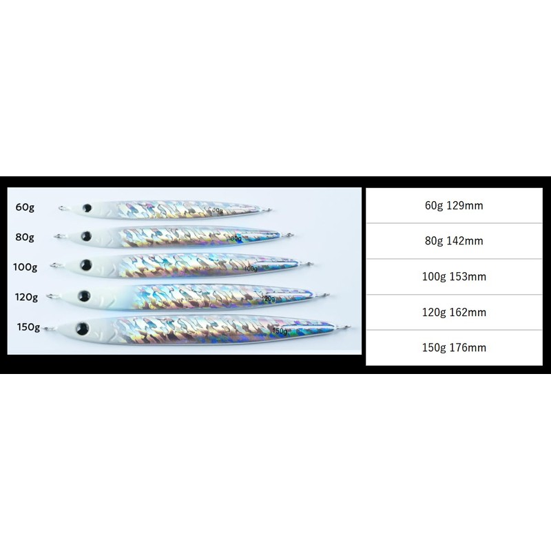 Zeake RSL016 R Sardine Long 2.1 oz (60 g) Glow