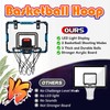 Indoor Basketball Hoop, Basketball Hoops Over The Door with LED
