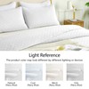 FLYMME Queen Quilt Bedding Set White Lightweight Bedspreads Full Size,Modern