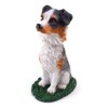 Australian Shepherd Bobblehead Blue Dog Figure for Car Dash Desk