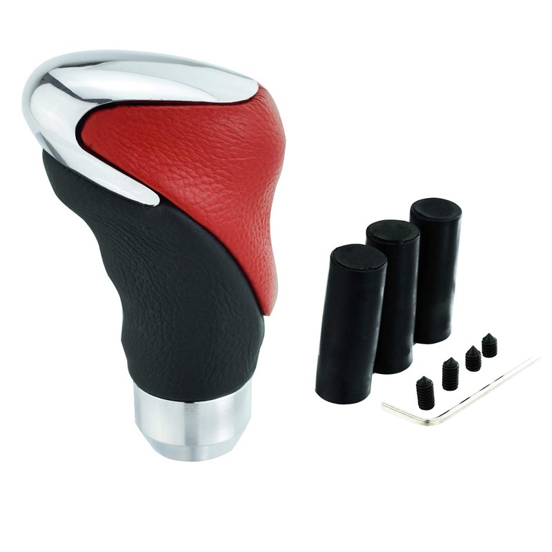 Abfer Knob Shifter Car Shifting Gear Stick Head Replacement Leather