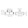 Lockout Tagout Drum Security Lock Zinc Alloy Versatile Easy to