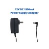 Evertech 12V DC 1.5A Power Supply Adapter 1500mA Wall Charger
