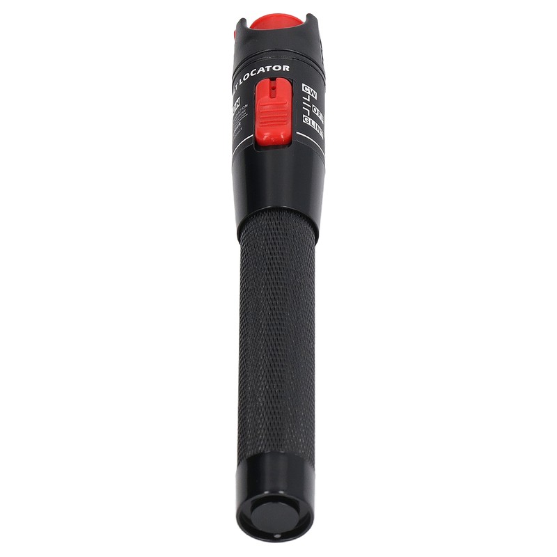 Black Fiber Optic Visual Fault Locator Anti Slip Handle Ergonomic