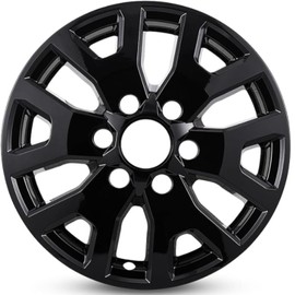 Paanlok Wheel Skins for 2024-2025 Toyota Tacoma 17 Wheel Covers 4-Pack | Direct Fit Snap-On Hubcaps | OEM Alloy Wheel Replacement | Anti-Rust ABS PC Gloss Black