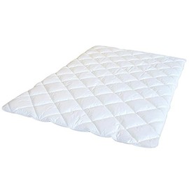Softsan Summer Duvet Organic Hygienic 155 x 220 cm Suitable for Allergy Sufferers, Lightweight Microfibre Duvet with Organic Cotton Cover, Washable